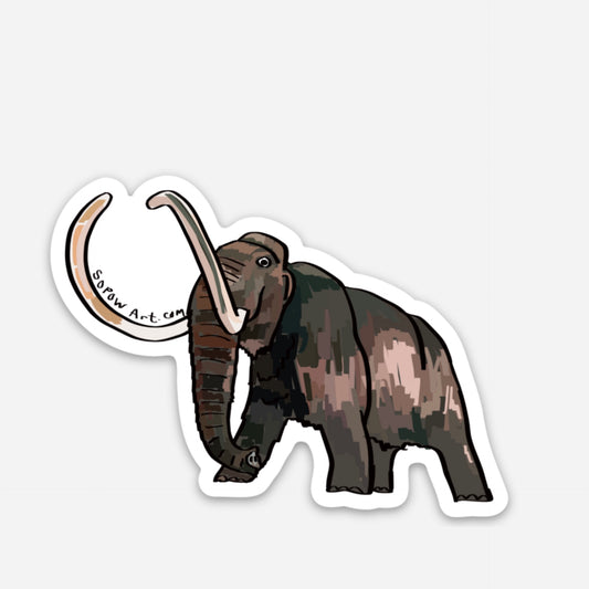 Mammoth Vinyl Sticker