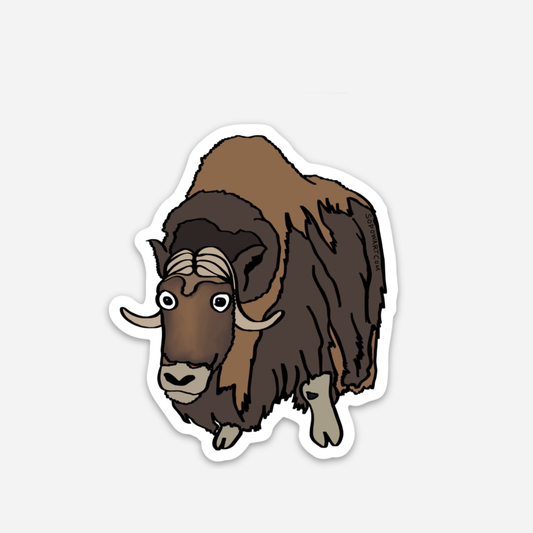 Muskox Vinyl Sticker